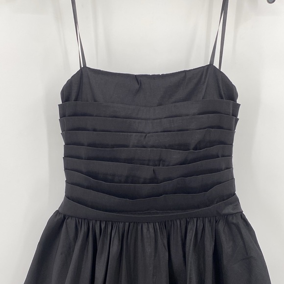 B Darlin Juniors Black Pleated-Bodice Bubble-Skirt Dress Size 11/12 - Picture 3 of 9